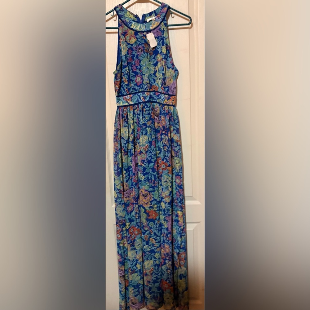 Floral Blue Women's dress